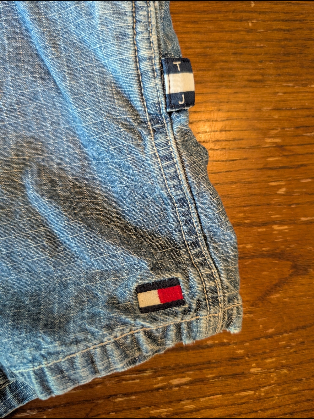 Vintage Tommy Hilfiger Denim Overalls Toddler Size 18-24 Months - Picture 8 of 8